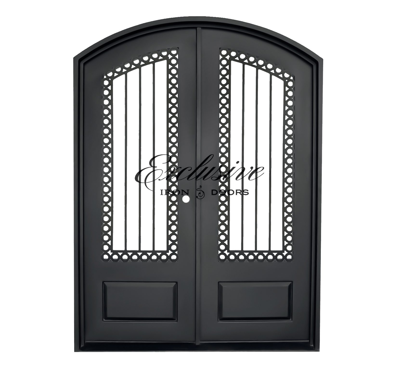 Agatha Eyebrow Double Iron Door