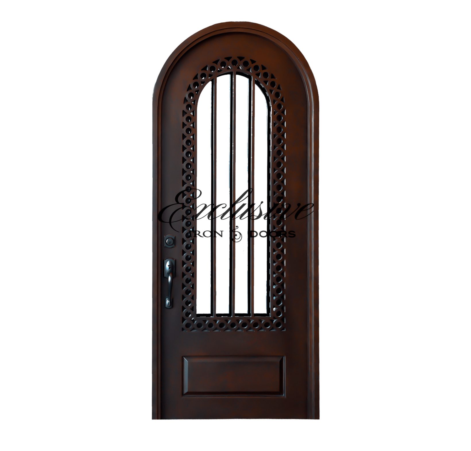 Agatha Round Single Iron Door