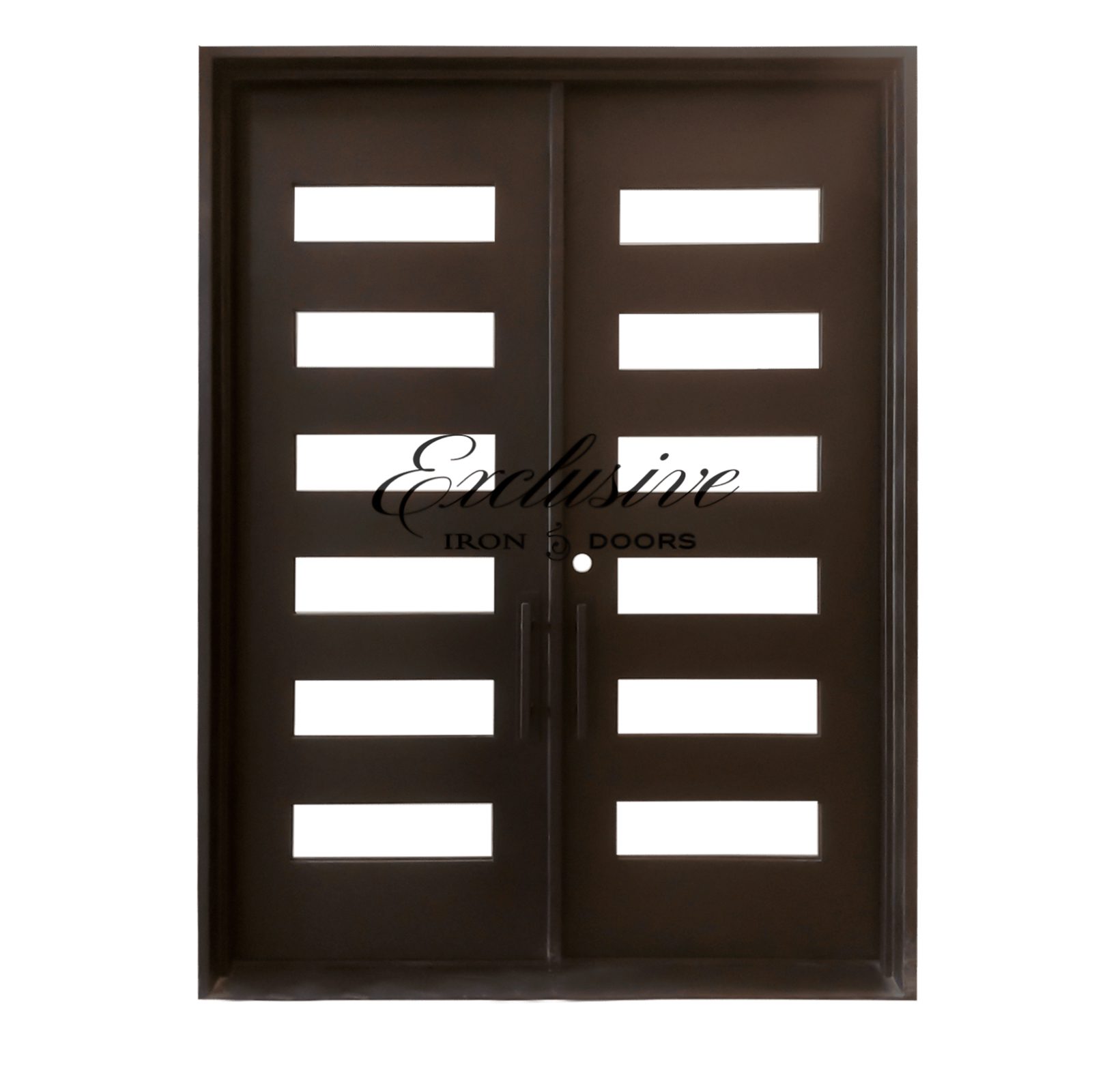 Barnes Square Double Iron Door