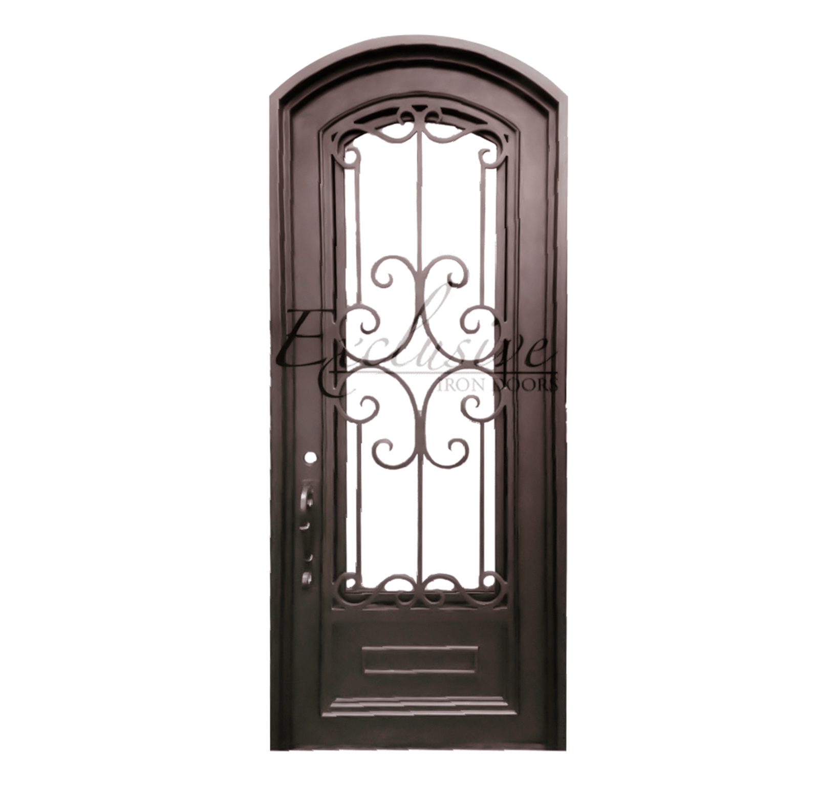Bell Eyebrow Single Iron Door