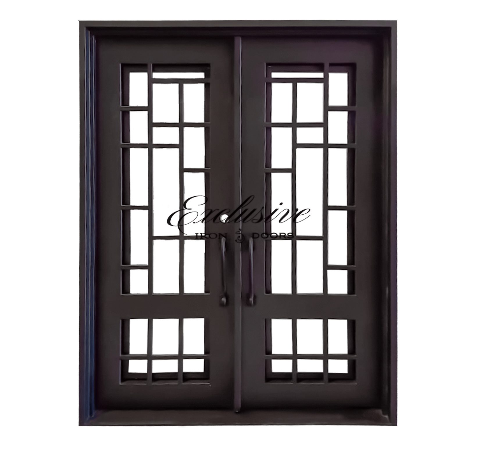 Joplin Double Square Iron Door