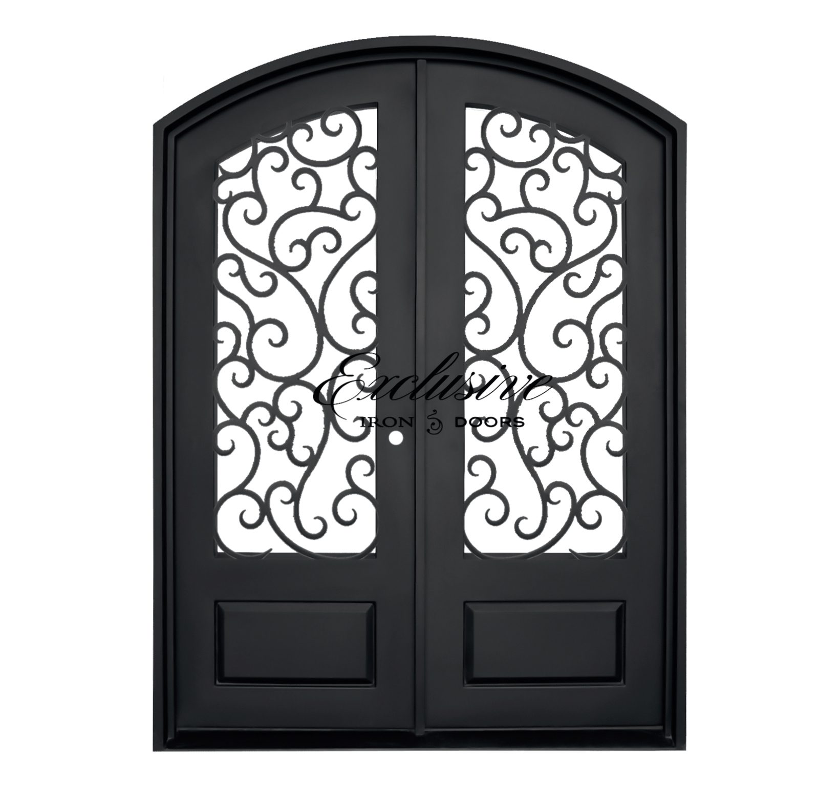 Juliette Eyebrow Double Iron Door