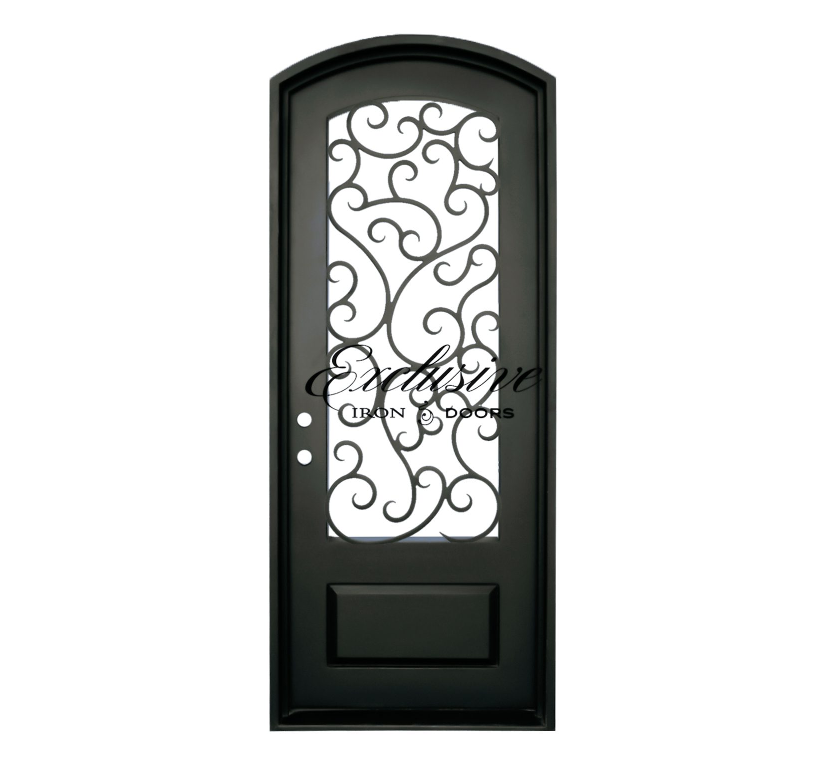 Juliette Eyebrow Single Iron Door