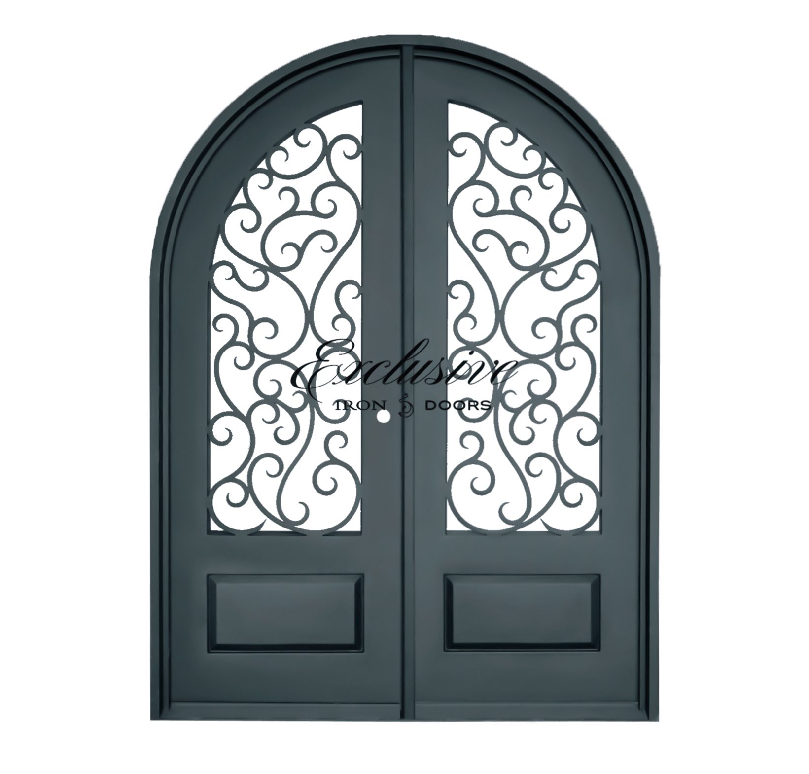 Juliette Round Double Iron Door