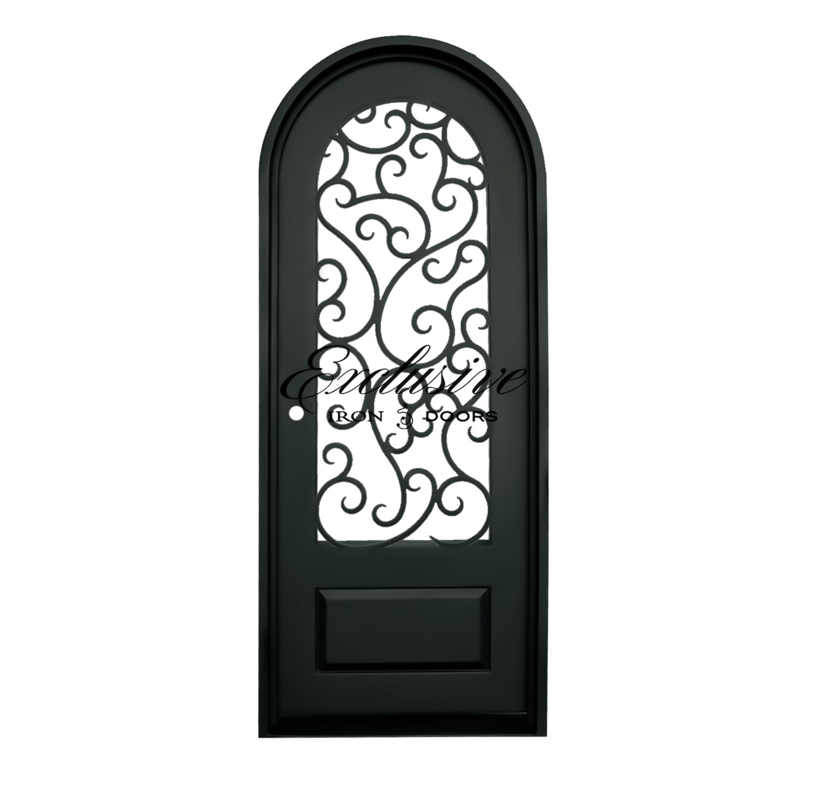 Juliette Round Single Iron Door