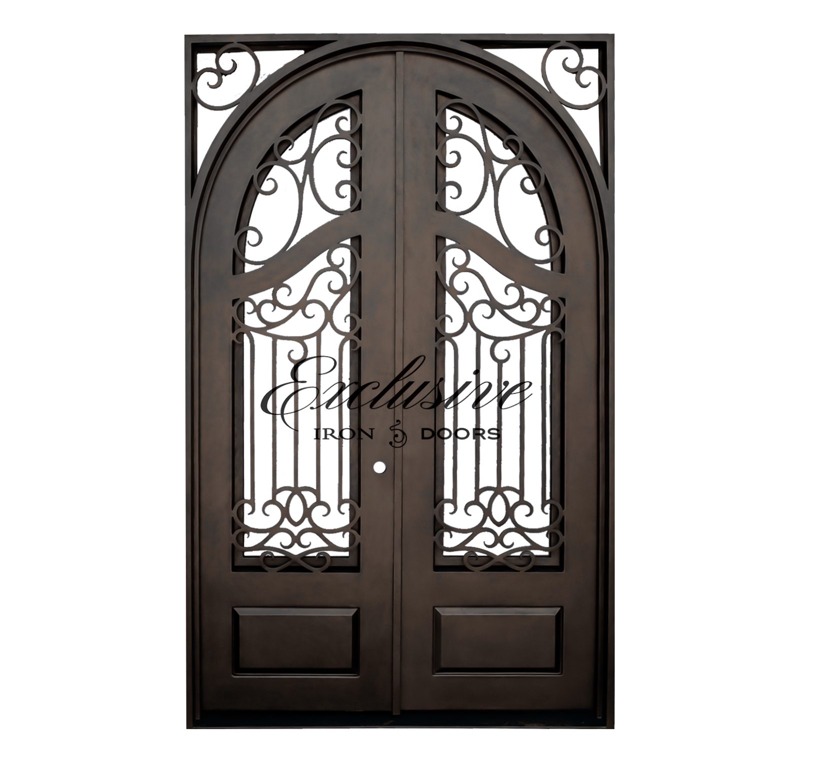 Custom Denise Round Double Iron Door
