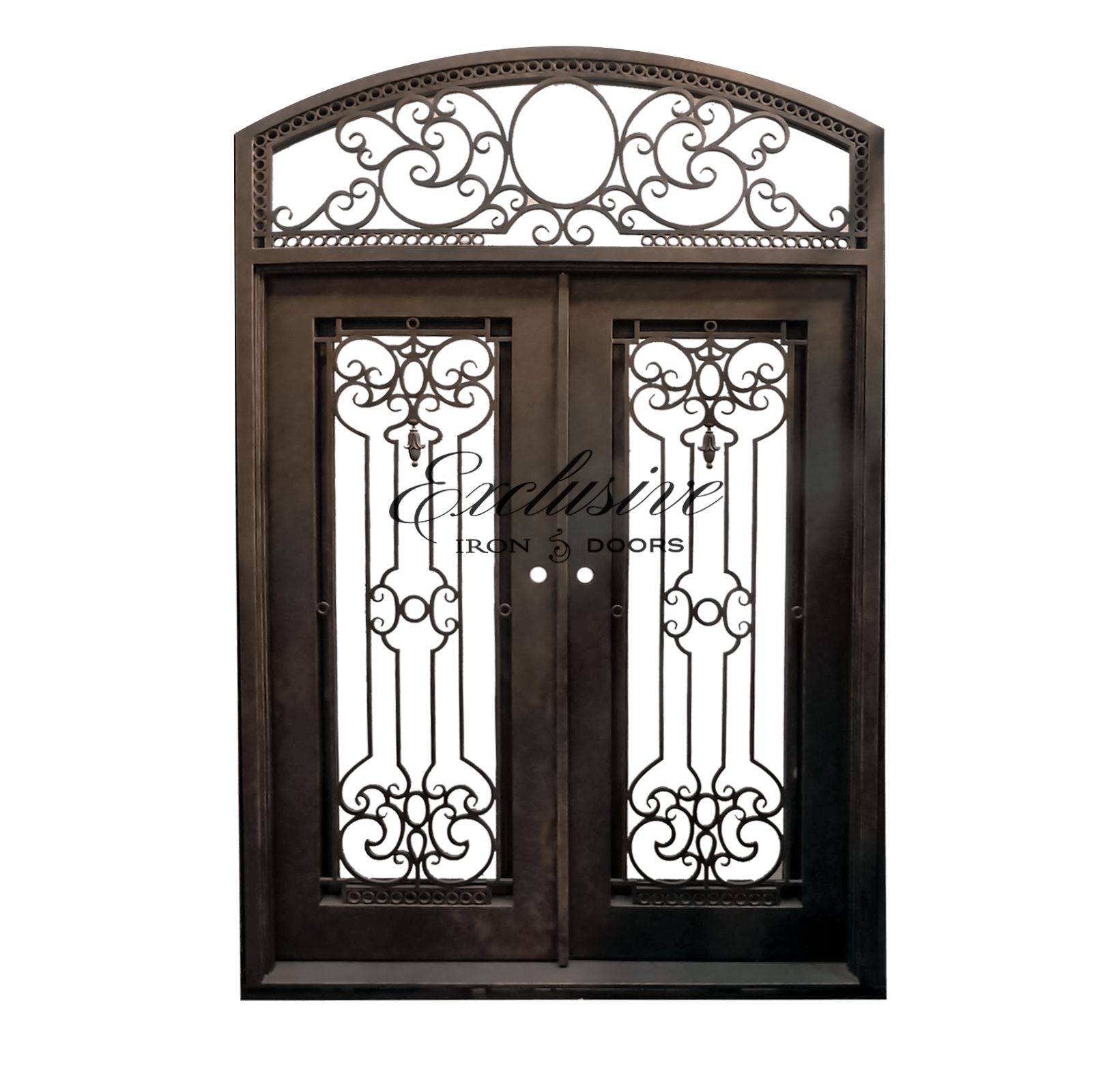 Custom Falcon Double Iron Door