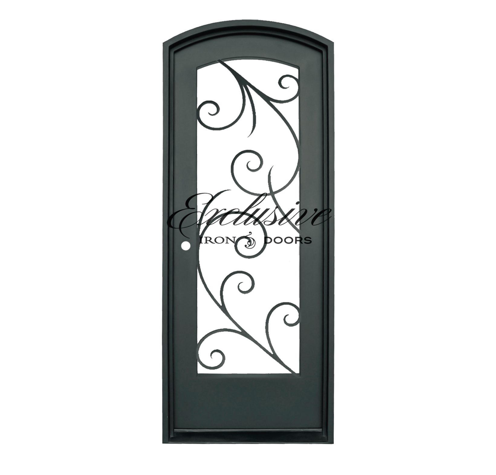 Pauline Eyebrow Single Iron Door