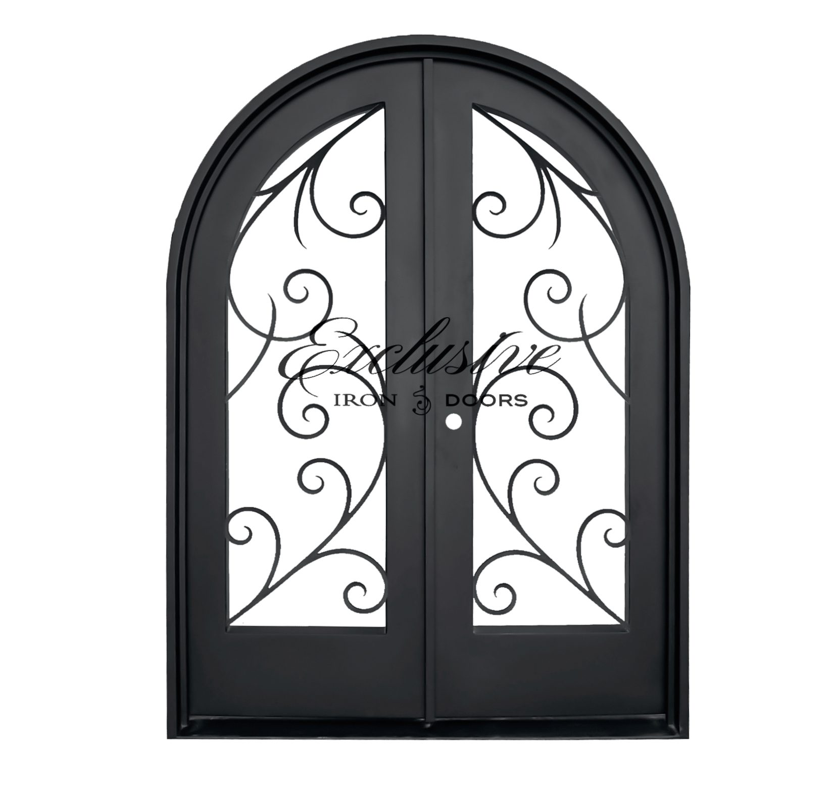 Pauline Round Double Iron Door