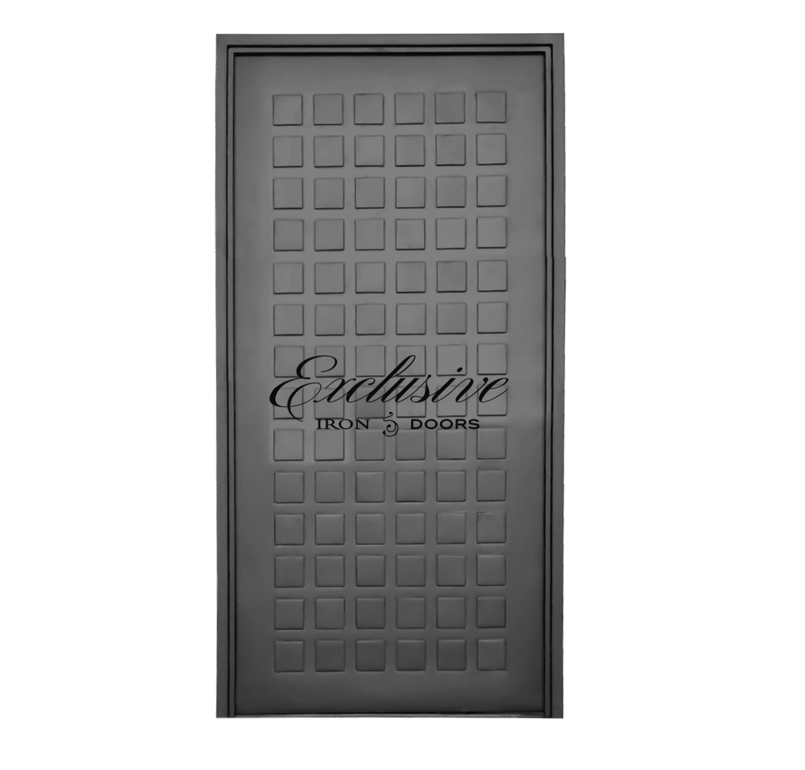 Custom Zoe Square Single Iron Door