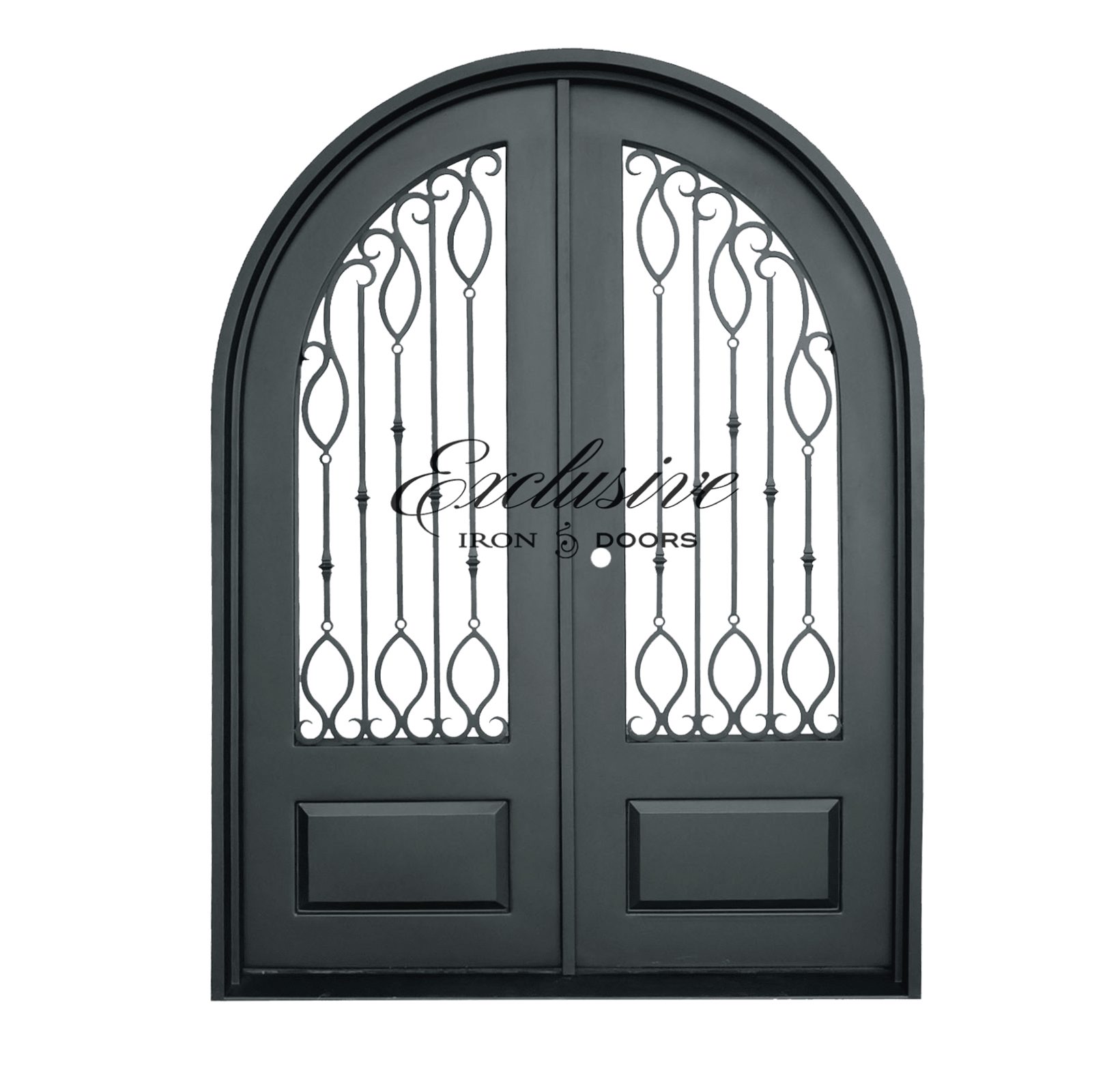 Florence Round Double Iron Door