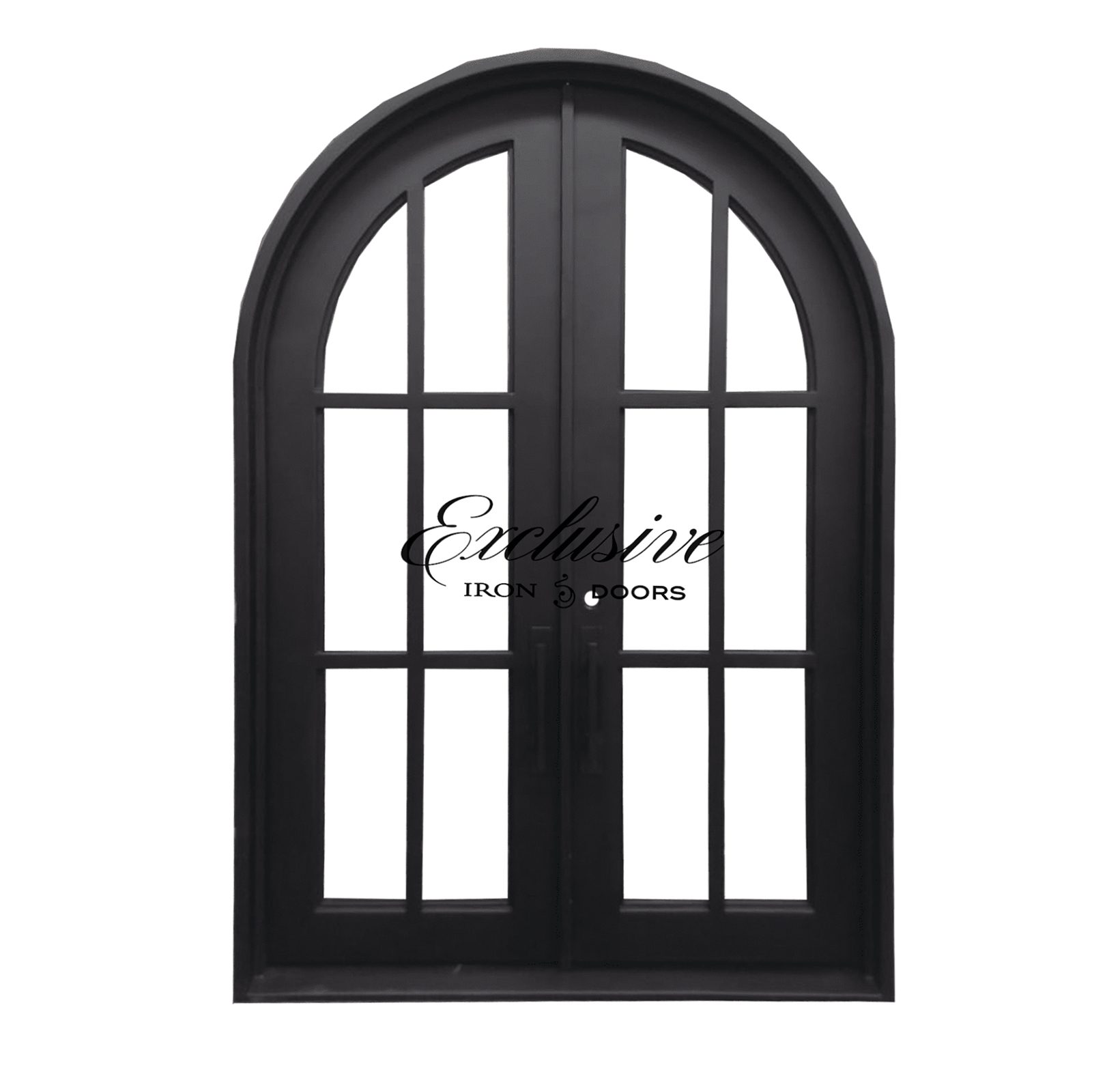 Elena Double Round Iron Door