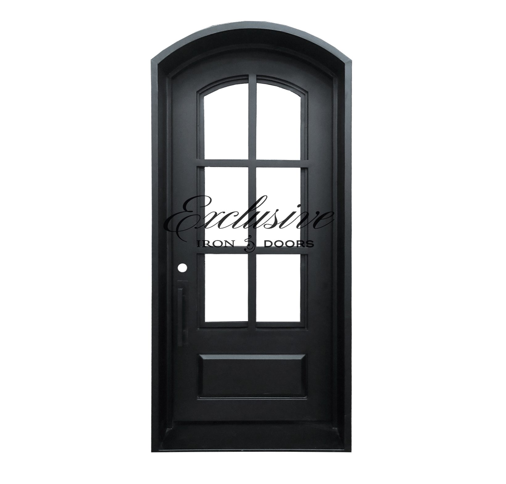 Eleanor Eyebrow Single Iron Door