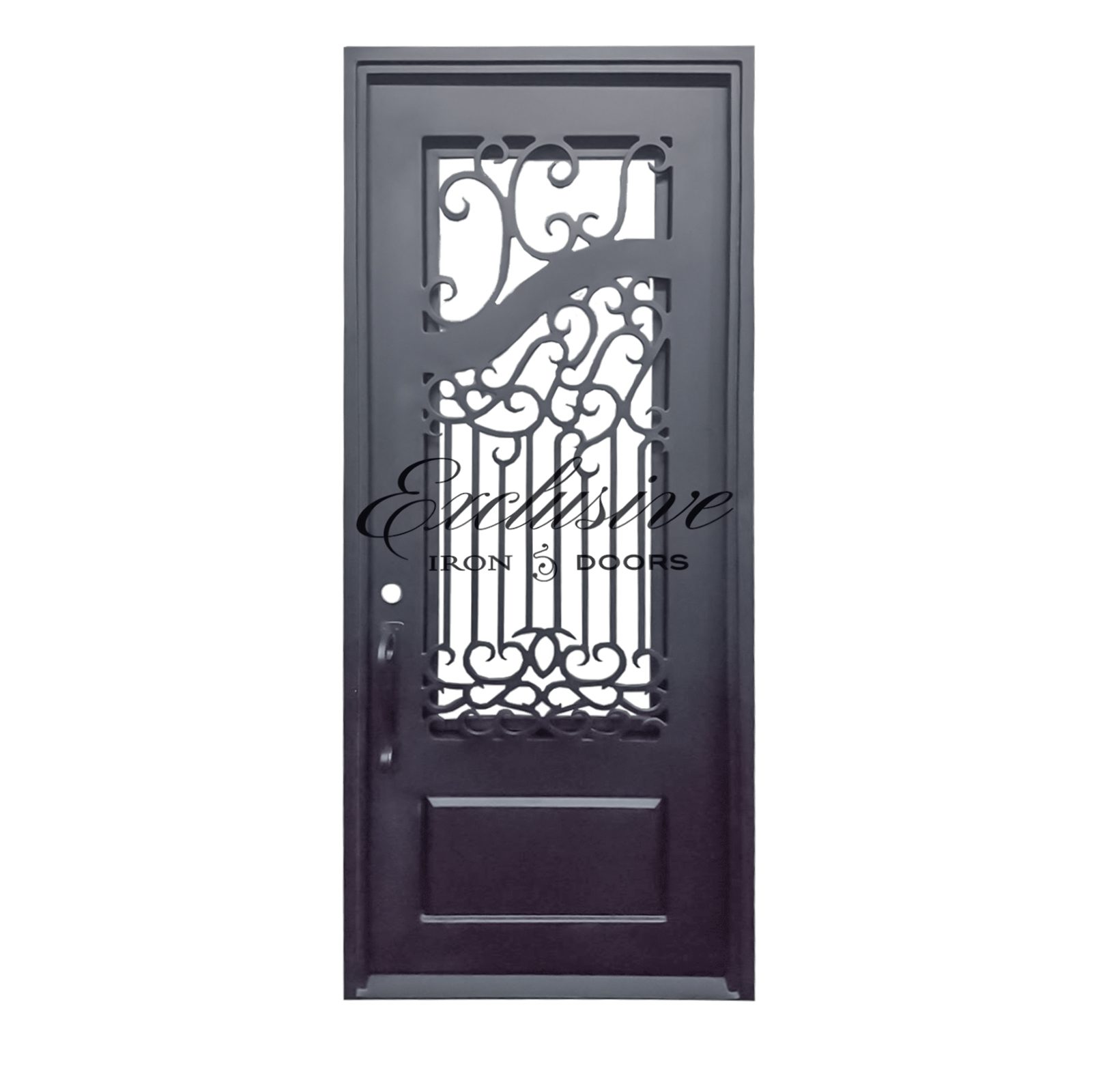Denise Square Single Iron Door