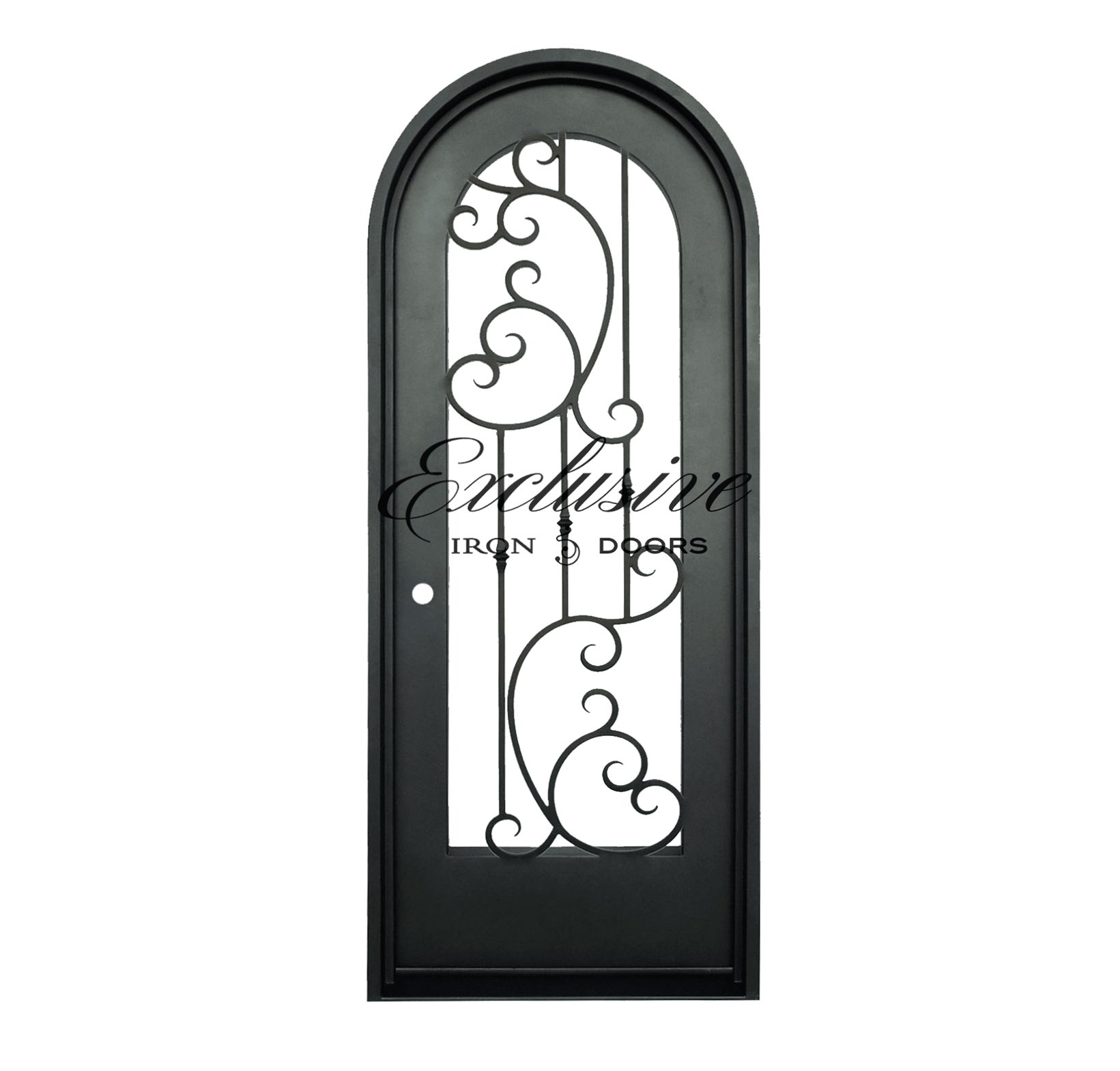 Dalila Round Single Iron Door