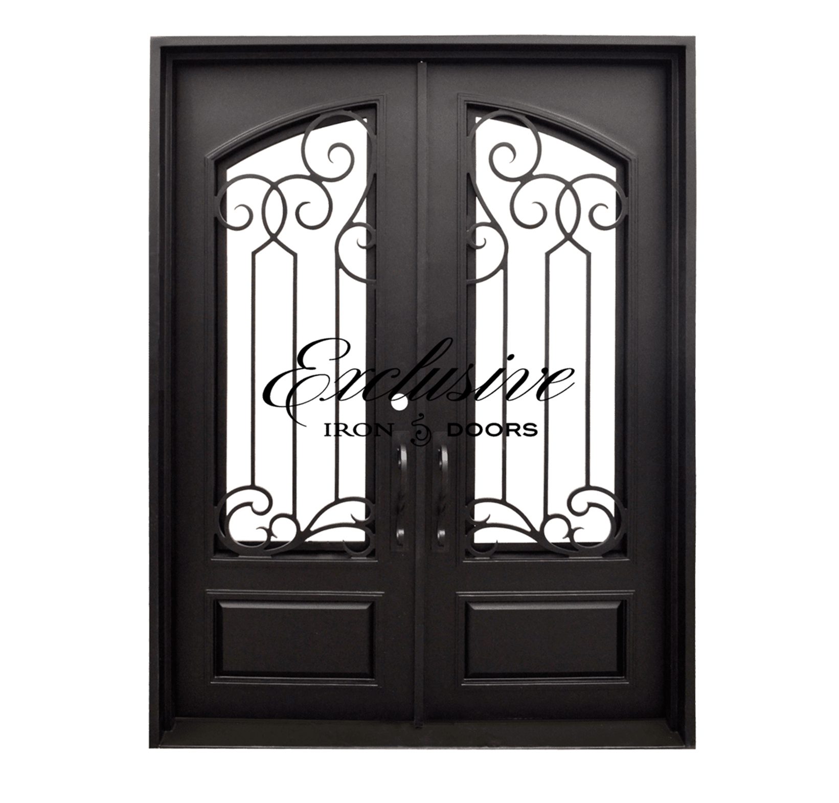 Custom Carol Square Double Iron Door