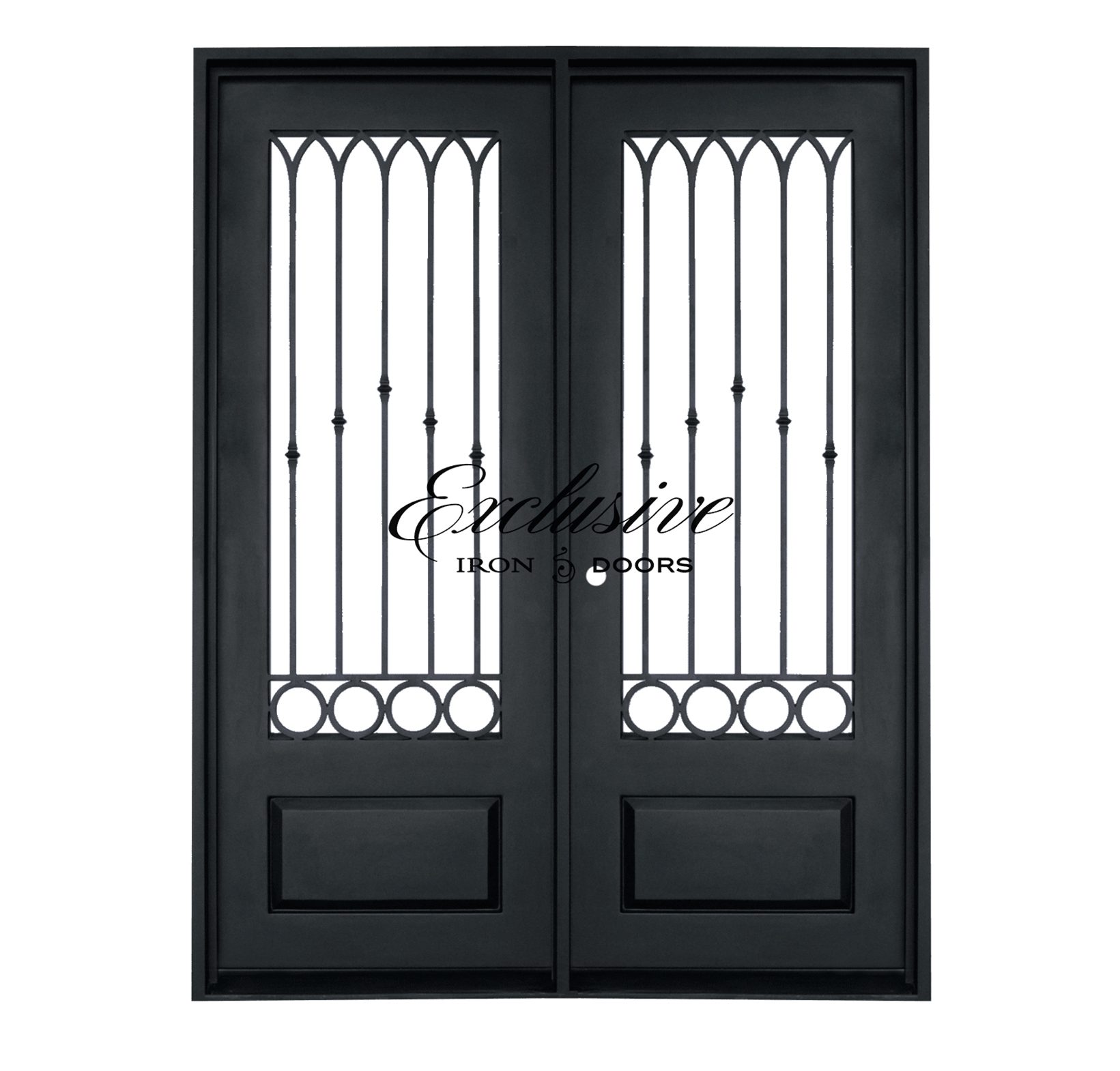 Adelene Square Double Iron Door