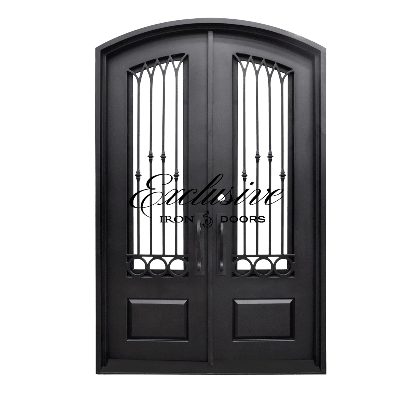 Adelene Eyebrow Double Iron Door