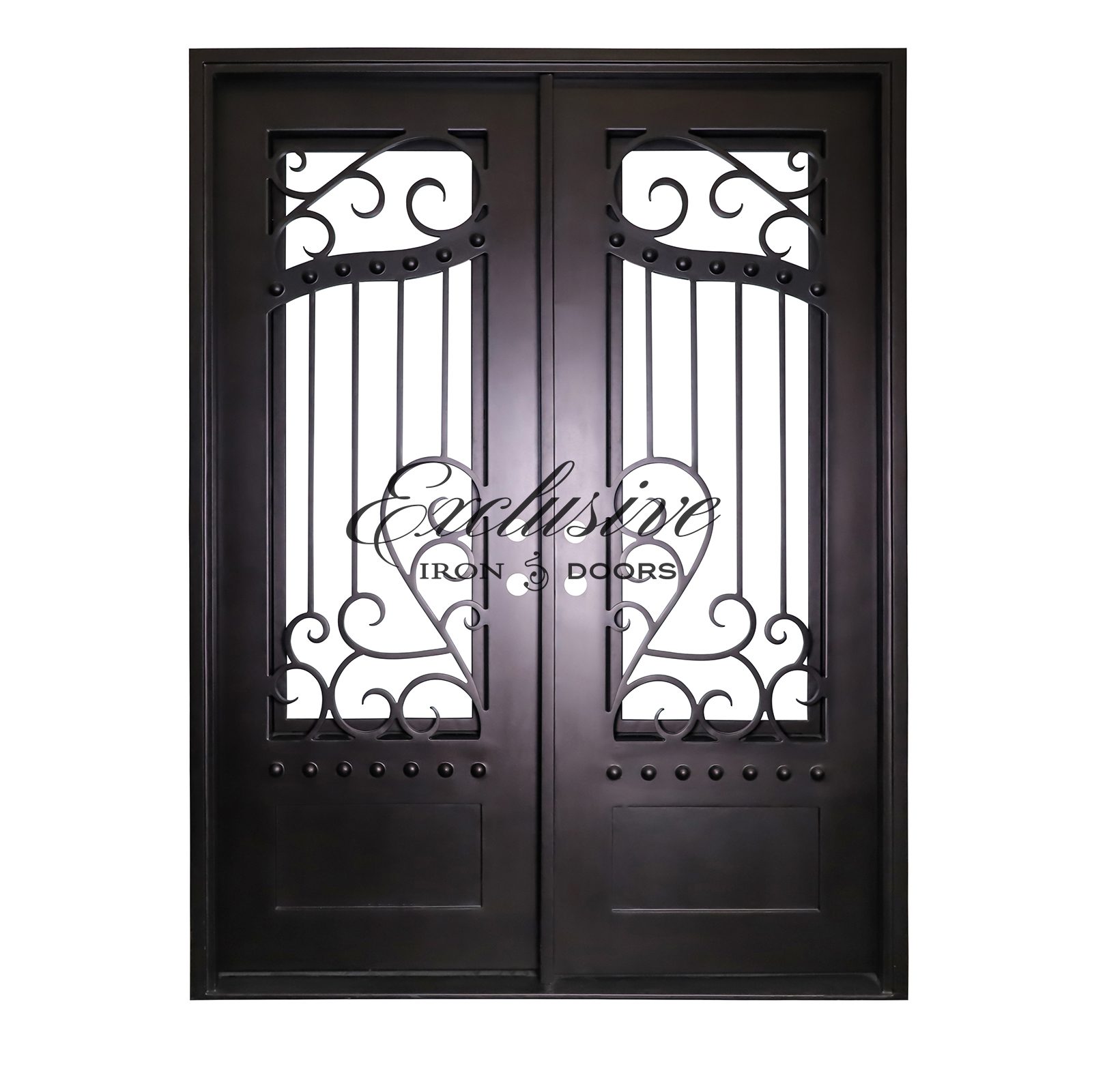 Custom Barbe Square, Double Iron Door