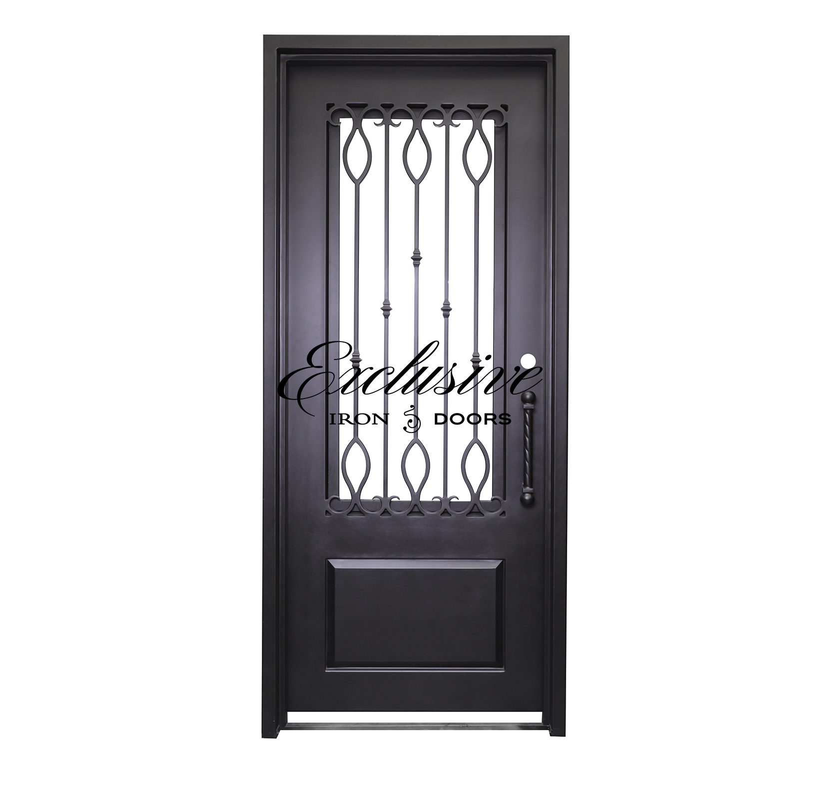 Florence Single Square Iron Door
