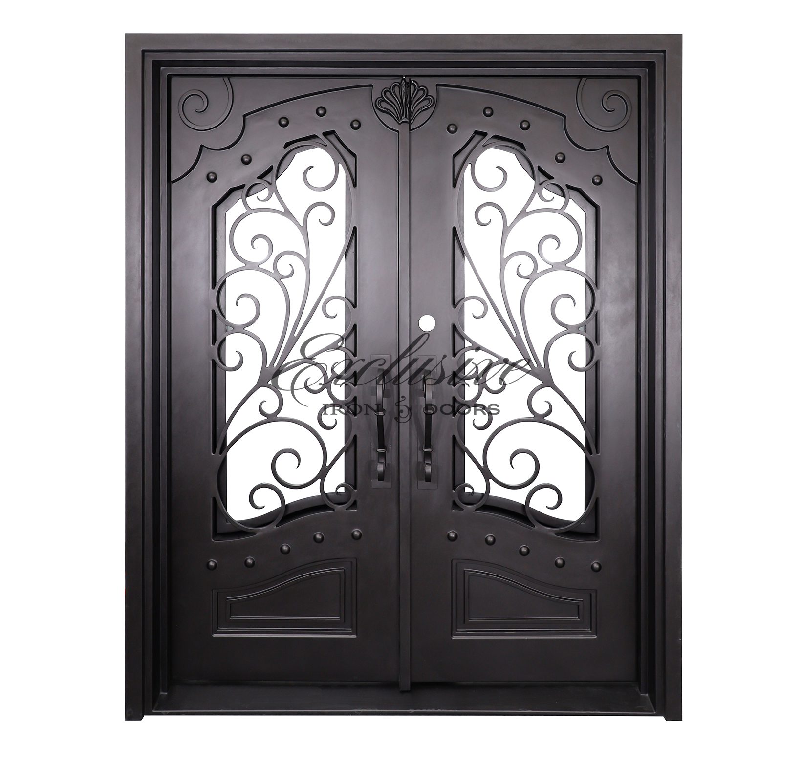 Mangold 2 Double Square Iron Door