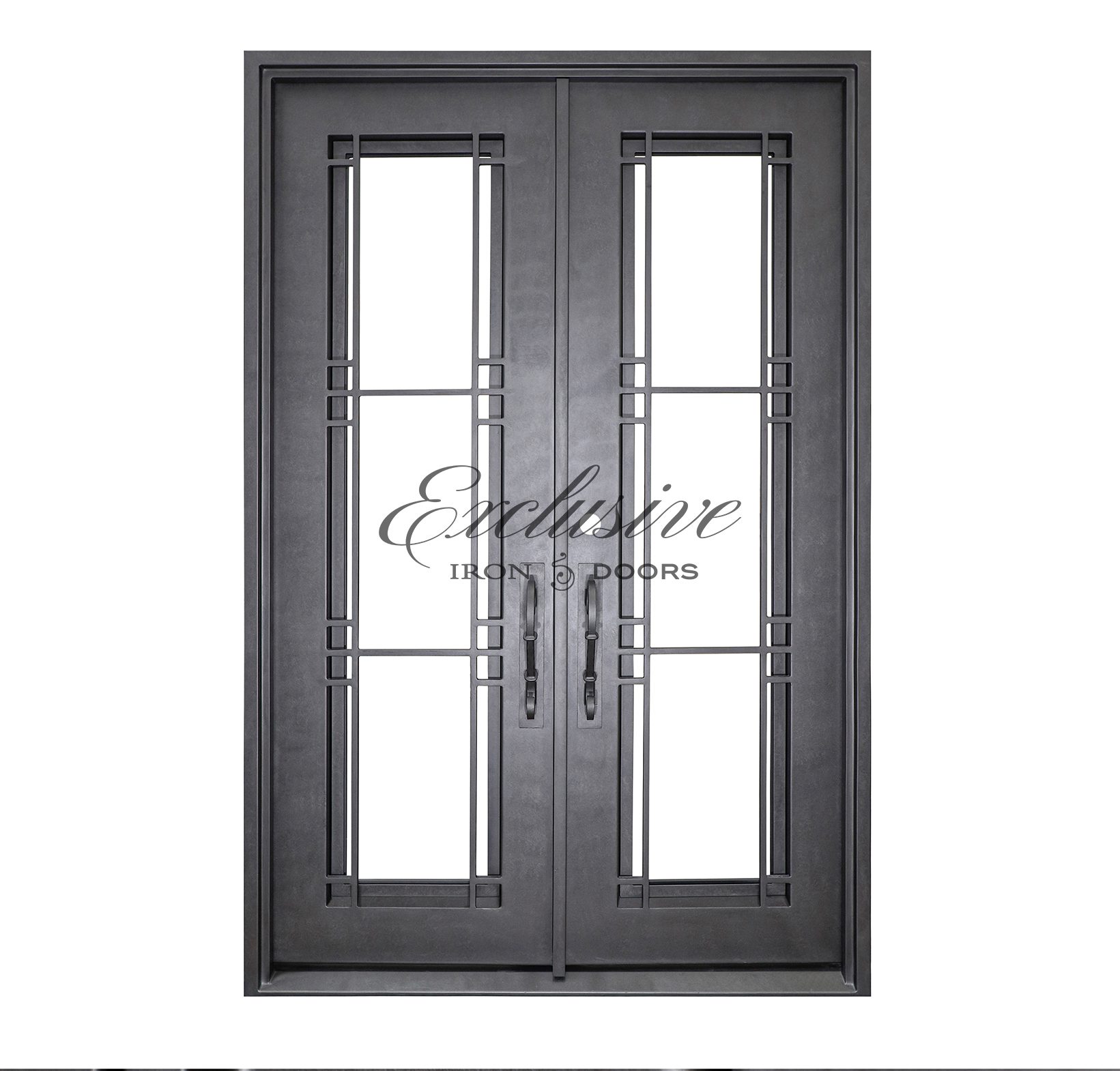 Desert Square Double Iron Door
