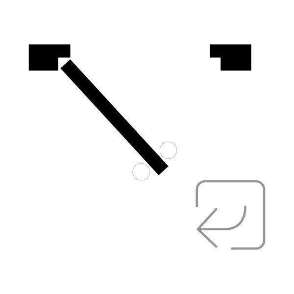 Left hand out
