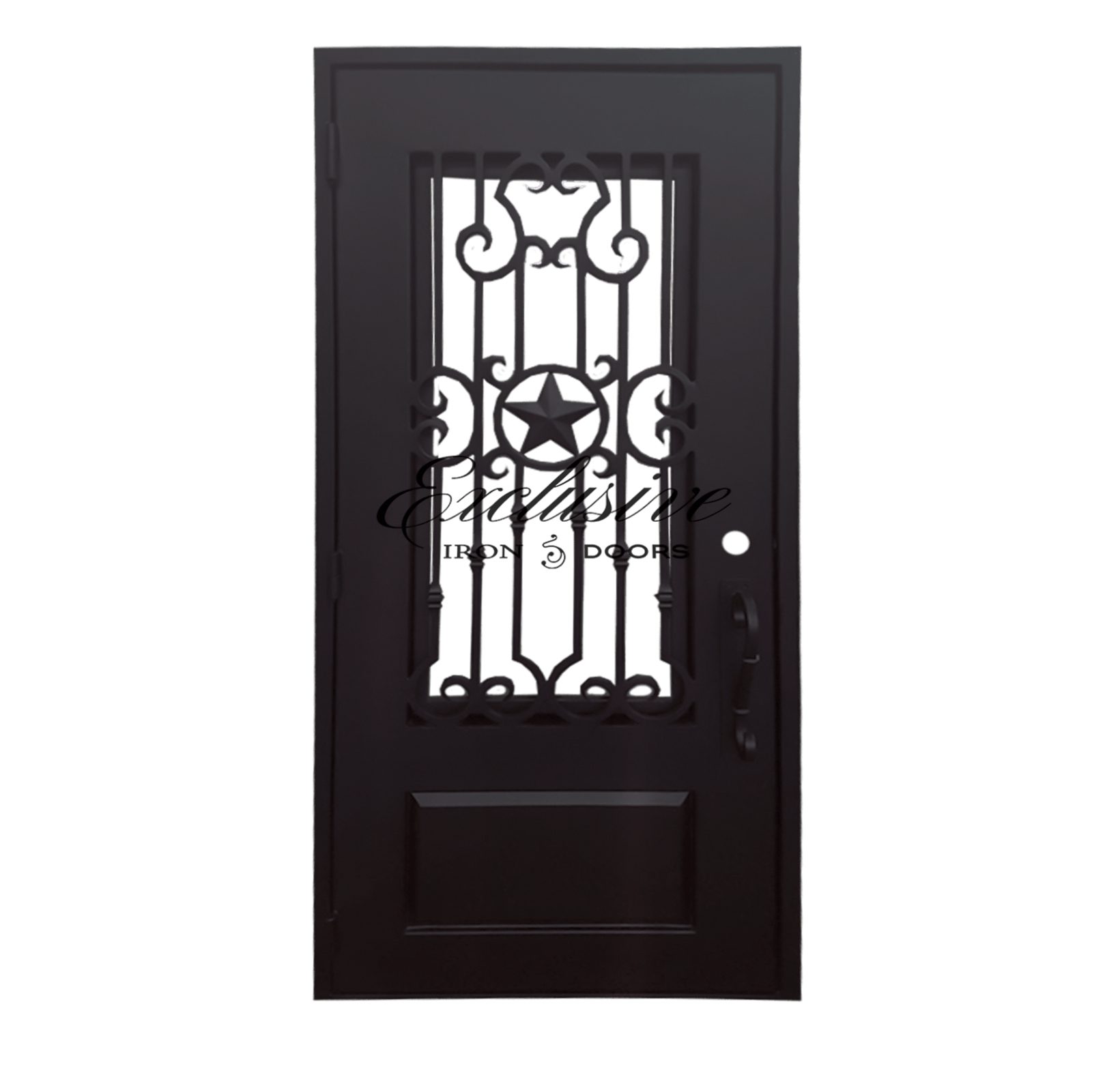 Lone Star Single Iron Door