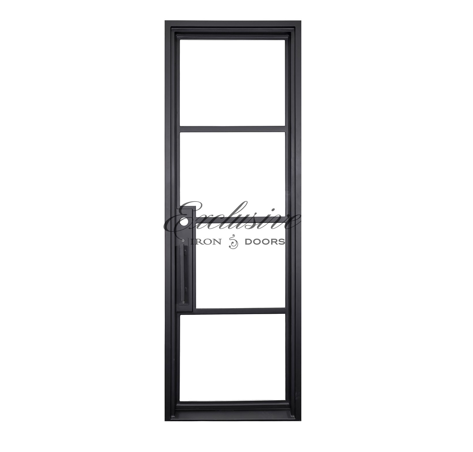 Riva Single Square 4 Lite Door Right Hand