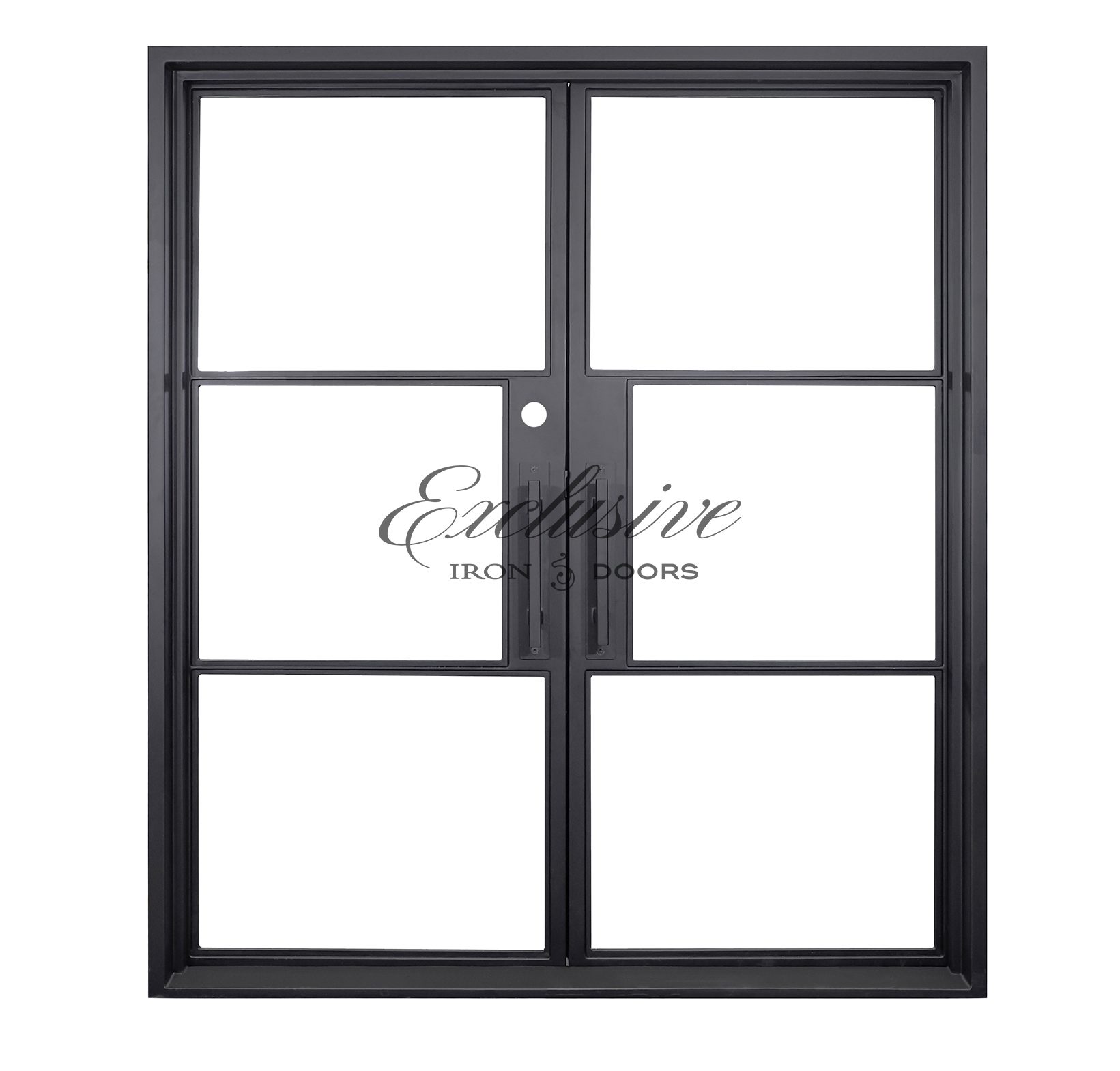 Riva Steel Double 3 Lite Door