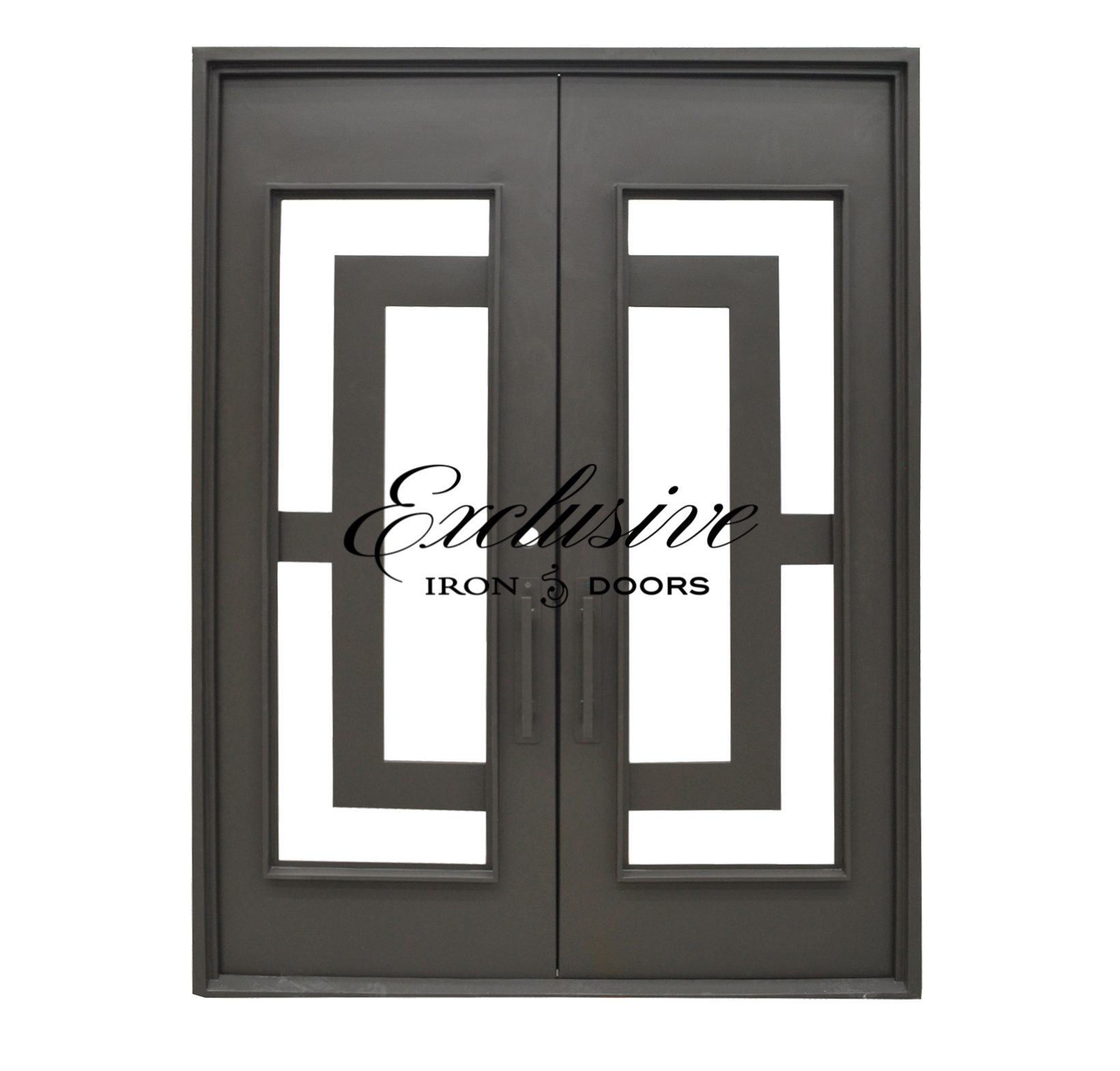 Camino Thick Double Square Iron Door