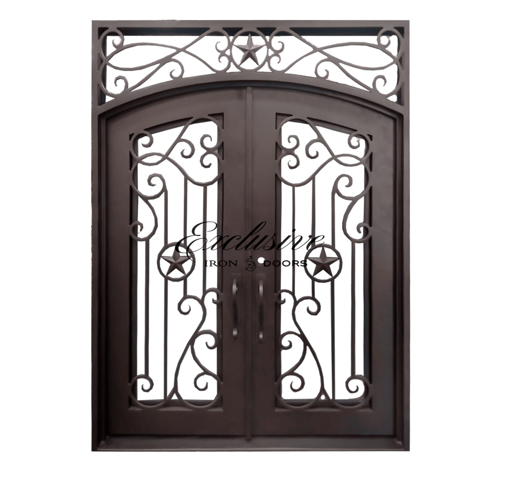 Custom Lone Star Double Square Door