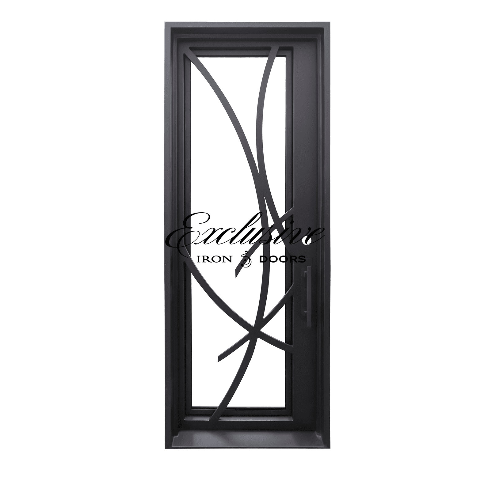 Custom Art Single Iron Door Square