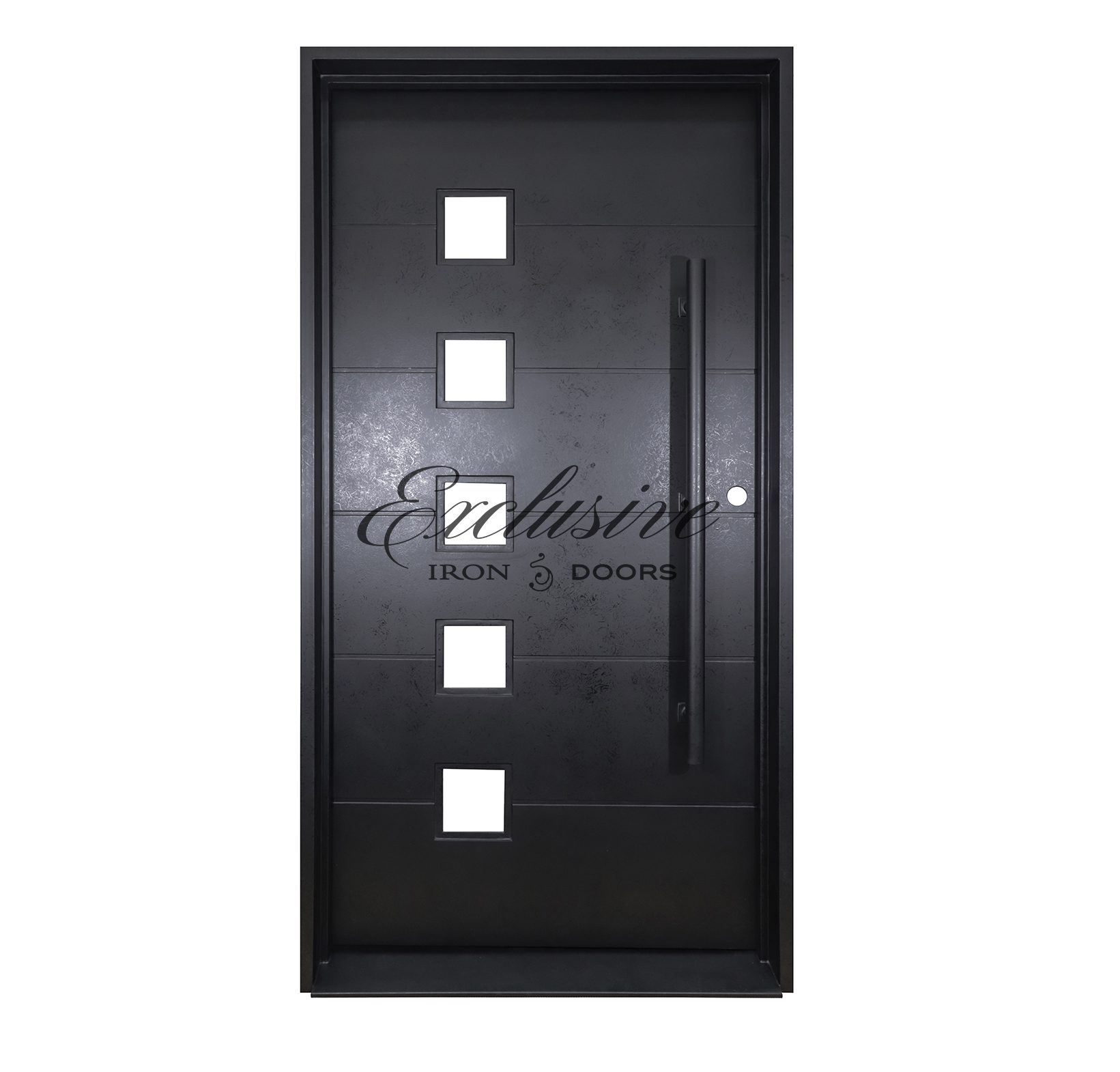 Bleecker single square Iron door