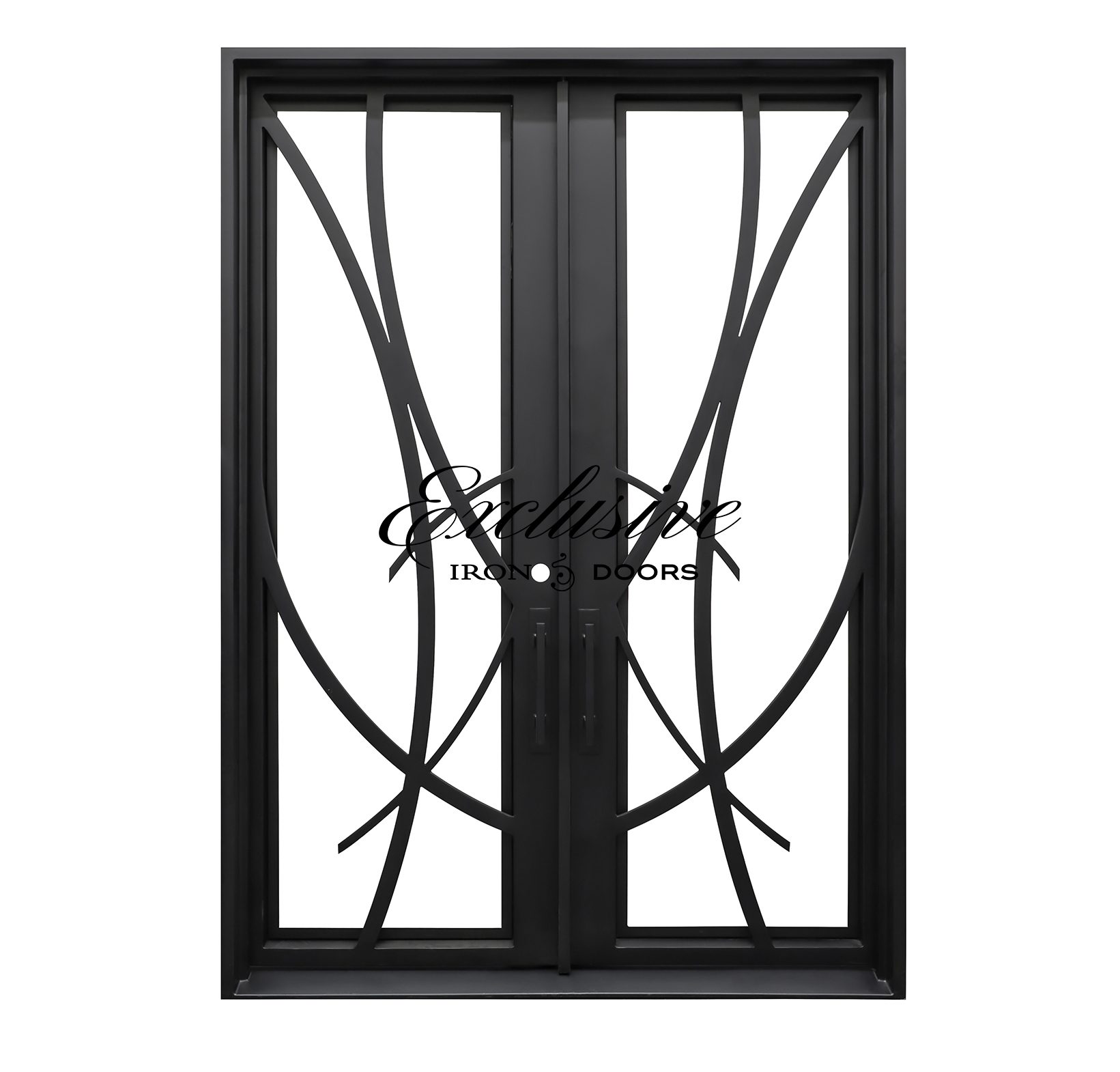 Art Square Double Iron Door