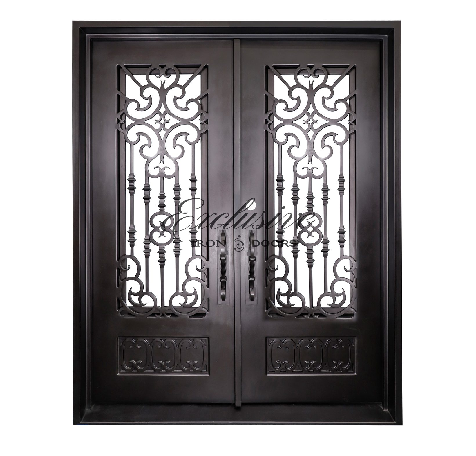Delancey Square Double Iron Door