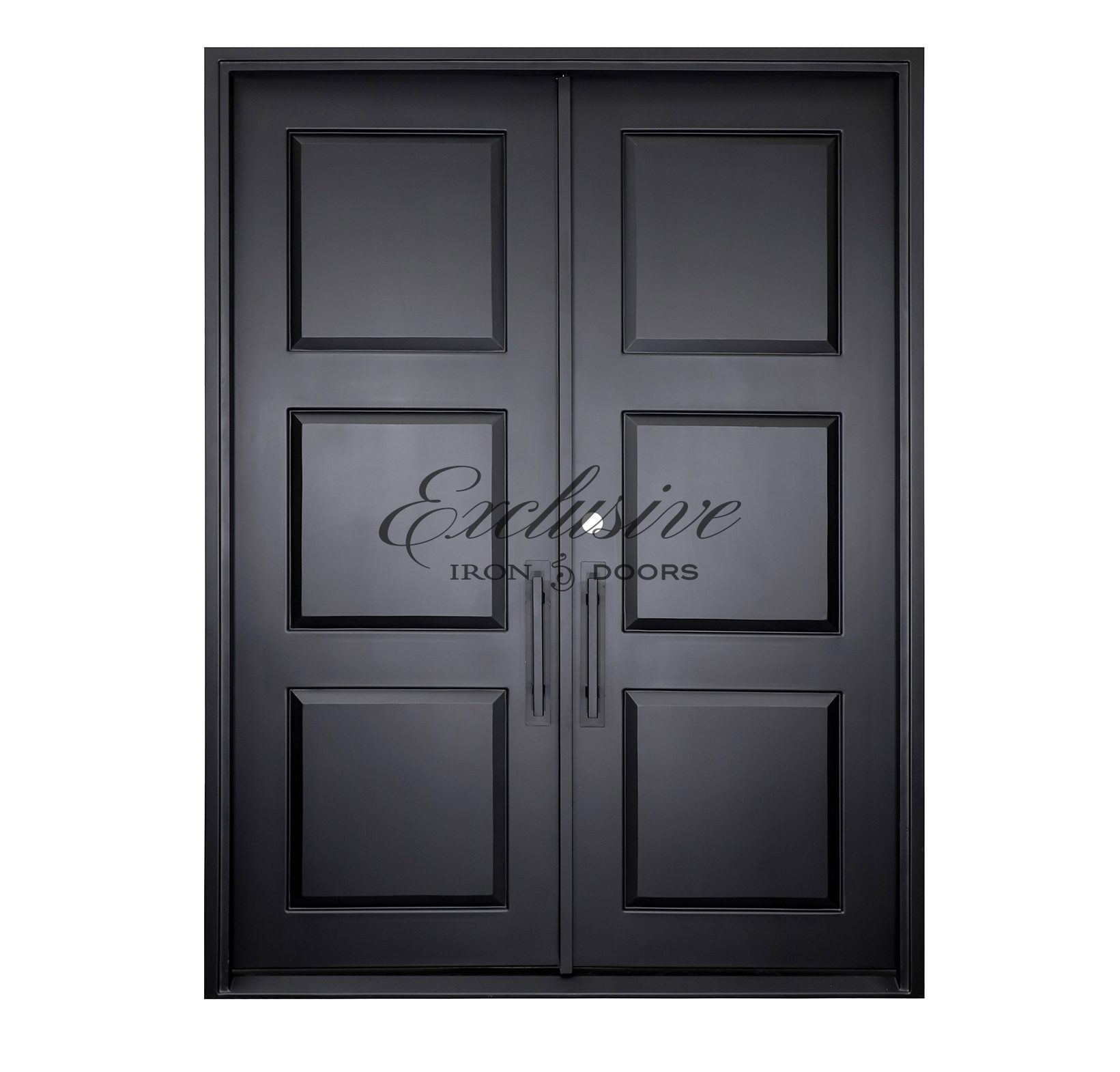 Benson Double Square Iron Door