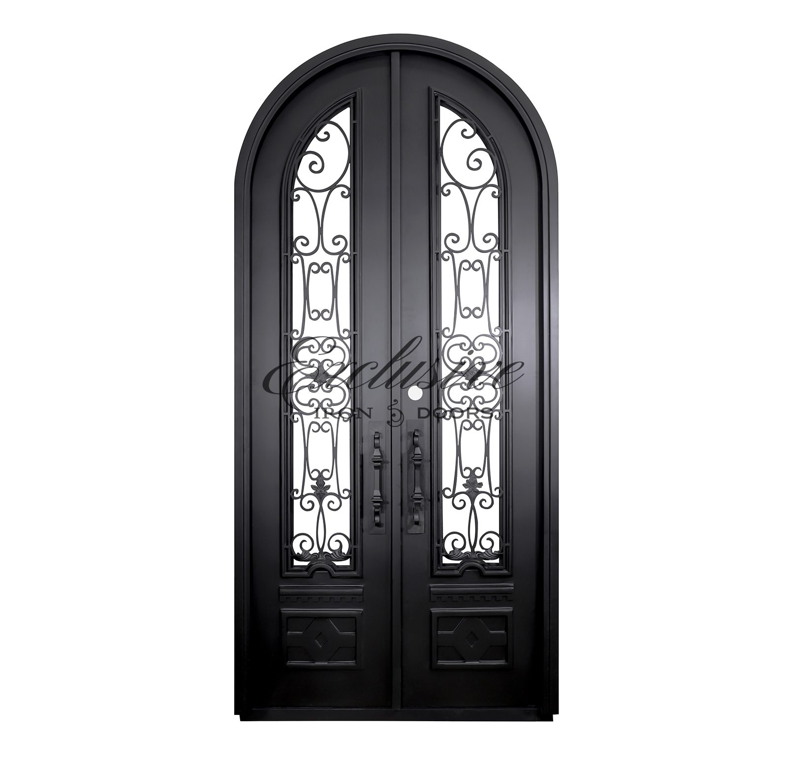 Washington Double Round Iron Door