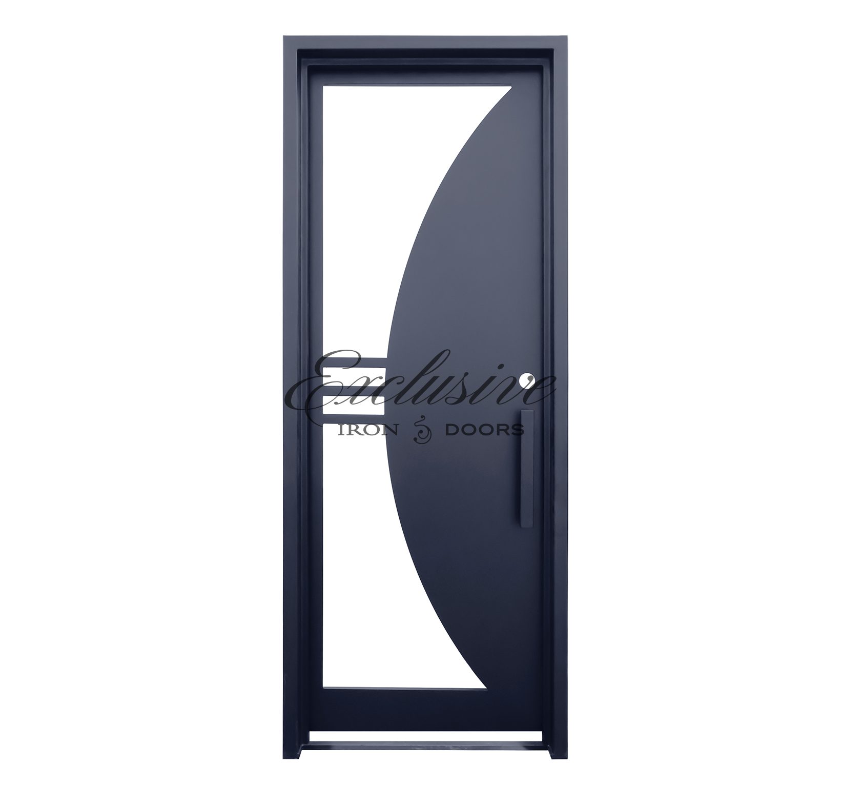 California Single Square Iron Door